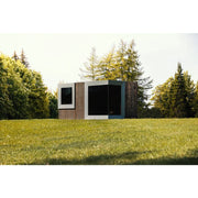 Genevas Davos 1 Modular Sauna Grundriss mit Saunaraum und Ruhebereich