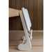 Seitenansicht der Halu Backrest Low in Espenholz – perfekte Ergonomie in der Sauna