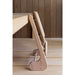Profilansicht der ergonomischen Halu Rückenlehne aus Red Cedar in der Sauna