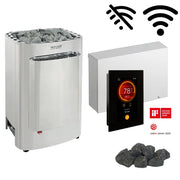 Harvia Club Combi Saunaofen Komplettset mit Xenio WiFi Steuerung, Saunasteine und Design-Awards