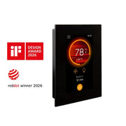 Harvia Virta Saunaofen mit WLAN-Steuerung und digitales Display zeigt 78°C Temperatur und 12 Minuten Aufwärmzeit