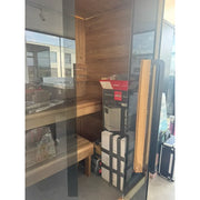 Hekla Traditional 160 Innensauna mit Thermoesche-Holz, 2-3 Personen, Ausstellungsstück in Showroom