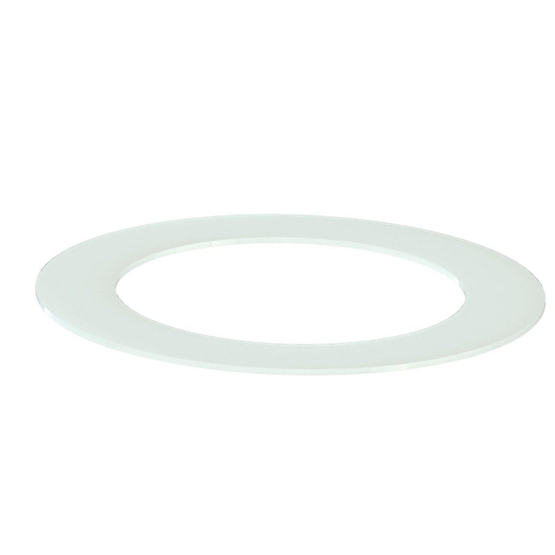 Helo Einbaurahmen aus satiniertem Glas für Sauna Himalaya und Rocher in Draufsicht