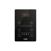 Helo Laava Elektrosaunaofen Standofen – digitale Steuereinheit mit LED-Display, Temperaturanzeige und intuitiven Bedientasten