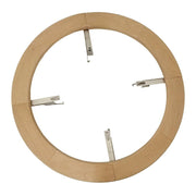 Helo Einbaurahmen aus Holz für Himalaya oder Rocher mit vier Metallhalterungen zur Befestigung an Saunawand