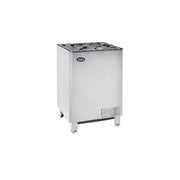 Helo SKLE Saunaofen Chrome – freistehender Elektroheizer mit 60 kg Steinen, geeignet für gewerbliche Saunaräume