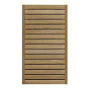 Huum Core Black Saunaofen Holzverkleidung mit horizontalen Lamellen, moderner Standofen für Sauna