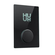 Huum Core Wall Mini elektrischer Saunaofen Wandofen 3/3,6 kW mit schwarzem Design und Drehregler