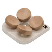 HUUM Kopfstütze aus Holz Saunazubehör mit ergonomischen Holzelementen auf Holzbasis