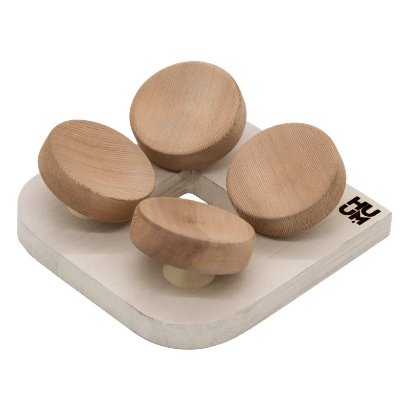 HUUM Kopfstütze aus Holz Saunazubehör mit ergonomischen Holzelementen auf Holzbasis