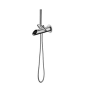 JEE-O pure Standarmatur Duscharmatur aus Edelstahl mit Handbrause und flexiblem Schlauch