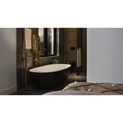 JEE-O slimline 01 Standarmatur in modernem Wellness-Badezimmer neben freistehender Badewanne