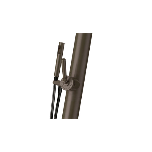 JEE-O soho 02 Gartendusche mit Handbrause und verstellbarem Duschkopf in anthrazitgrauer Ausführung