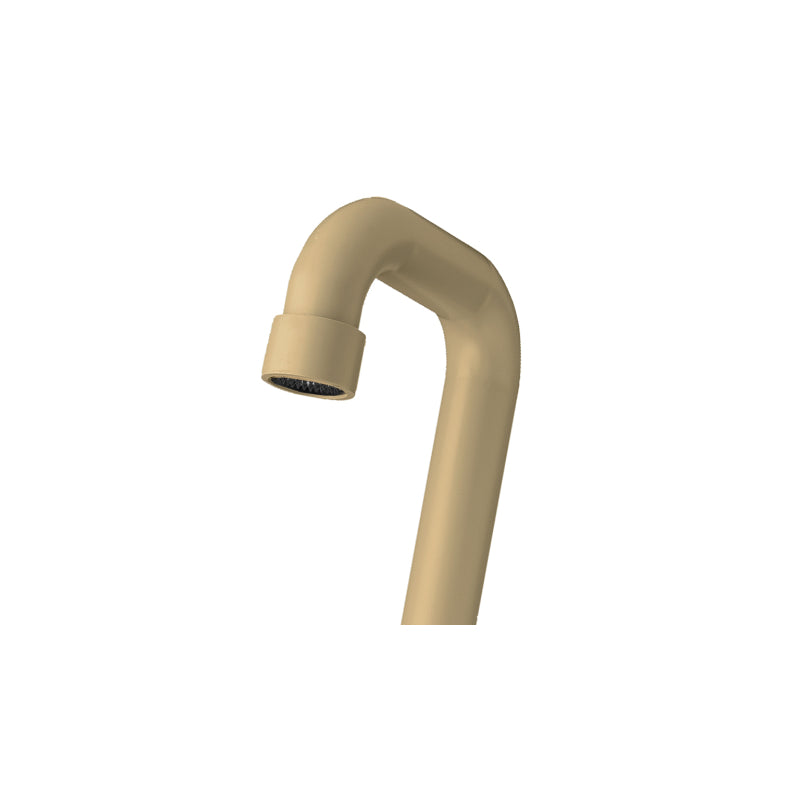 JEE-O soho 02 Gartendusche mit geschwungenem Hals und abnehmbarem Brausekopf in Beige