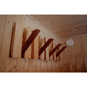 KOBA Fenris Gartensauna - Designsauna Innenraum mit Holzbänken und Decke