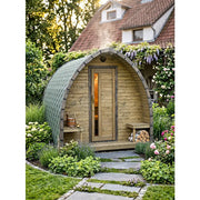 KOBA Iglu Gartensauna - Besondere Iglu-Form mit Holzverkleidung im Garten