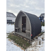 KOBA Iglu Gartensauna - Besondere Iglu-Form mit charakteristischer Kuppelform im Garten
