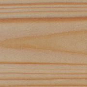 KOBA Quadro Gartensauna Seiteneintritt Holzwand aus Hemlock-Blockbohlen mit natürlicher Holzstruktur
