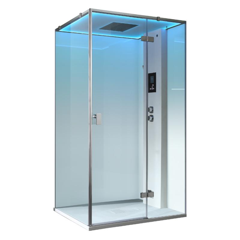 AWT LD207F15 steam shower 120x90 with 3 kW steam generator for 1 person 