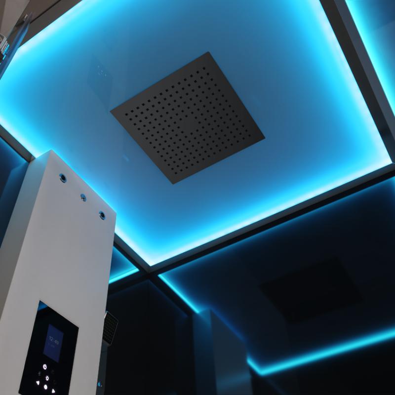 AWT LD208F15 Steam shower 90x90 with 3 kW steam generator