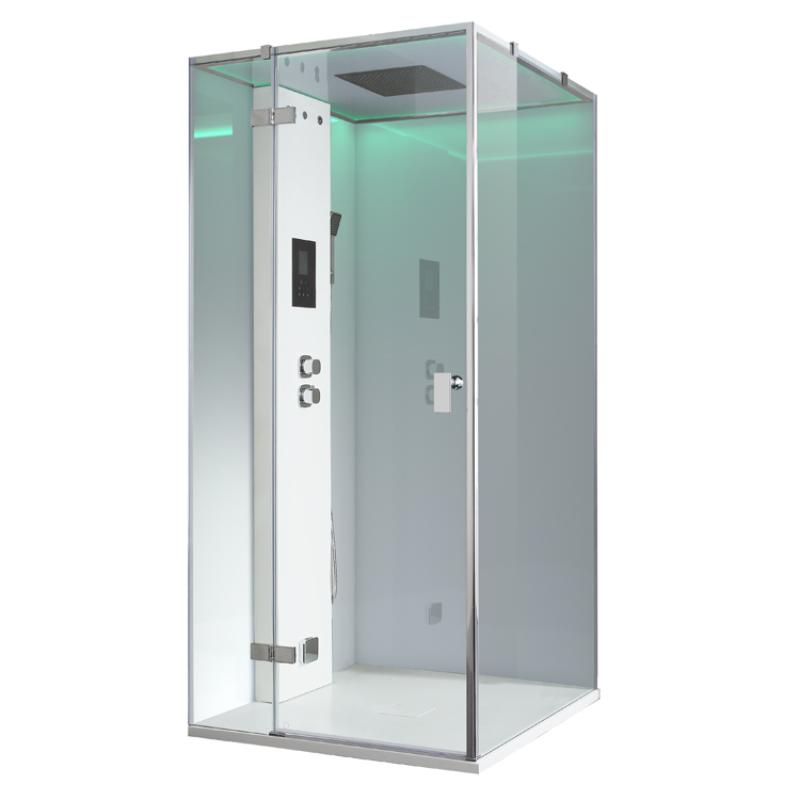 AWT LD208F15 Steam shower 90x90 with 3 kW steam generator