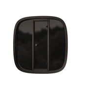 Leil Black Cube Classic Gartensauna 4 Personen von Leil Saunas mit schwarzem Kunststoffgehäuse und Glastür