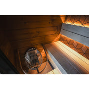 Leil® Saunas Como 1-120 Innensauna Innenraum mit Holzbänken, LED-Beleuchtung und Infrarotheizer