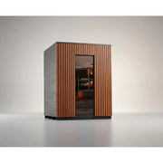 Leil® Viva 180 4 Personen Gartensauna von Leil® Saunas mit Holzverkleidung und Glastür