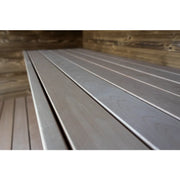 Nordik Wellness Signature L Premium-Gartensauna Holzbänke Detailaufnahme
