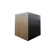 Nordik Wellness Signature M - Kompakte Luxus-Gartensauna mit Holzverkleidung und modernem Design