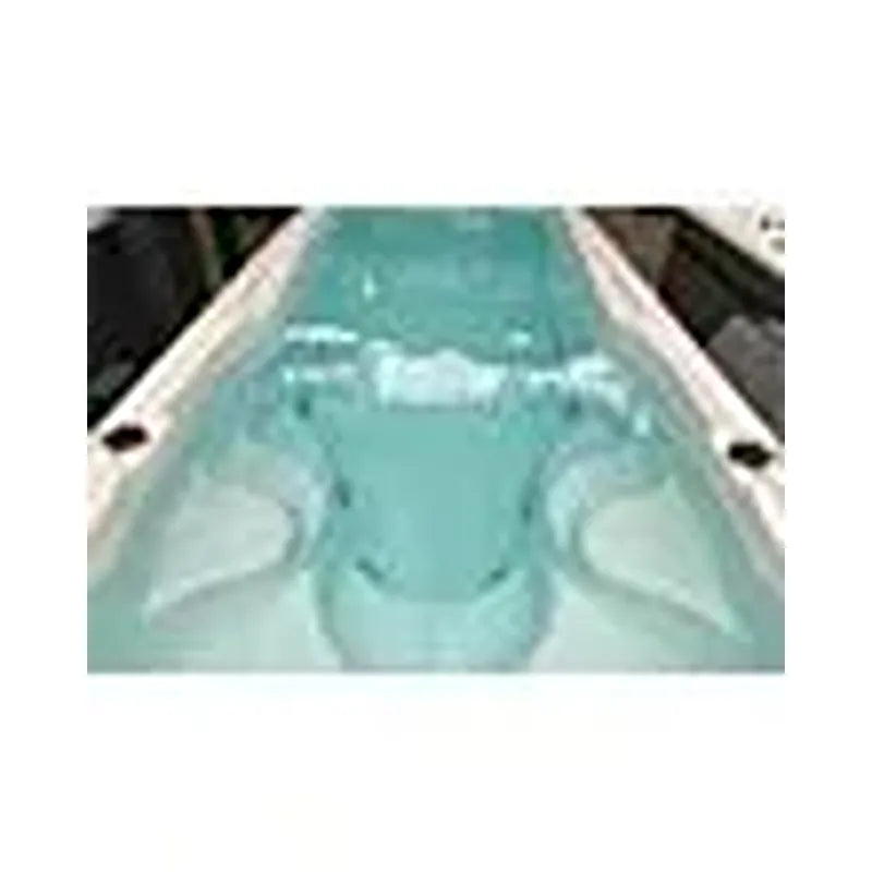 Passion Spas Aquatic 2 Swim Spa für 2 Personen mit türkisblauem Wasser und ergonomischen Sitzplätzen