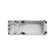 Passion Spas Aquatic 5 Swim Spa für 4 Personen von oben mit Whirlpool-Funktionen und Düsensystem