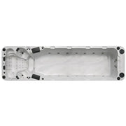 Passion Spas Aquatic 6 Swim Spa für 4 Personen Draufsicht mit Düsen und Massagefunktion