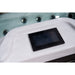 Detailaufnahme der Touch-Bedienung am Platinum Spas Onyx Whirlpool – moderne Steuerung im Spa
