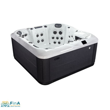 Platinum Spas Florence Luxury Hot Tub mit 67 Massagedüsen, ergonomischen Sitzen und stilvoller Außenverkleidung – moderner Whirlpool für bis zu 6 Personen.