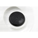 Platinum Spas Happy Whirlpool – integrierter schwarzer Lautsprecher für das Bluetooth-Soundsystem auf weißer Oberfläche