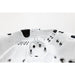 Whirlpool Platinum Spas Happy – ergonomische Lounger mit gezielt platzierten Massagedüsen in der Detailaufnahme