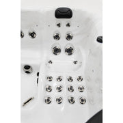 Platinum Spas Happy Whirlpool – ergonomischer Lounger mit gezielt angeordneten Massagedüsen und gepolsterter Kopfstütze