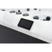Touchdisplay am Platinum Spas Positano Luxury Hot Tub – intuitive Steuerung von Massage, Beleuchtung und Sound in elegantem Design
