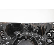 Platinum Spas Seville Whirlpool – komplette Innenansicht mit allen ergonomischen Sitzplätzen, Edelstahl-Massagedüsen und Lautsprecher
