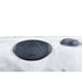 Komfortables Nackenpolster und Bedienelement im Whirlpool Platinum Spas Zelus Pro – ergonomisches Design für entspanntes Sitzen