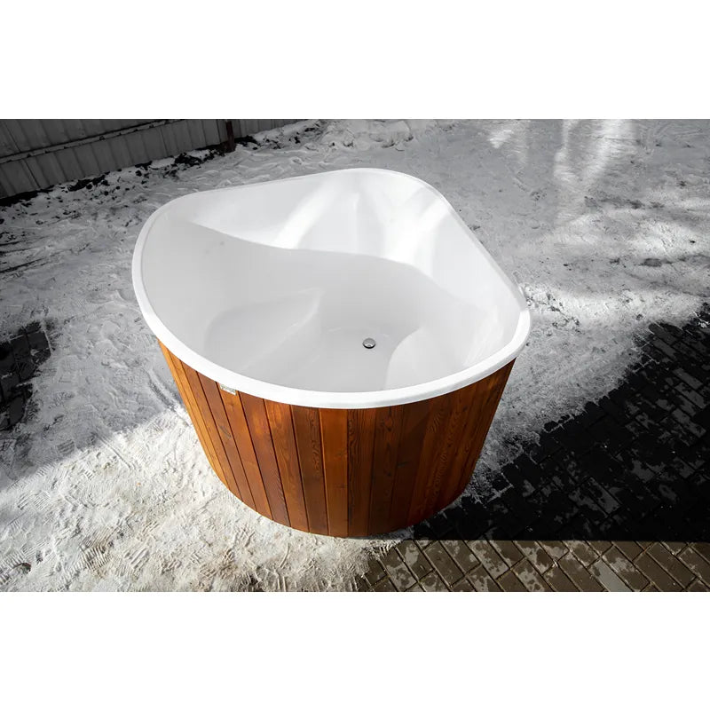 Polar Spa Corner 160 Outdoor Eisbad Composite-Wanne für 2-4 Personen