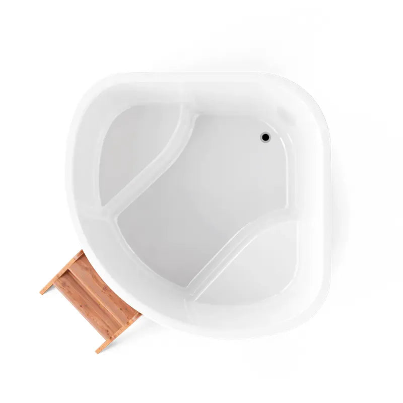 Polar Spa Corner 160 Outdoor Eisbad Composite-Wanne für 2-4 Personen