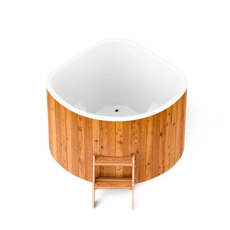 Polar Spa Corner 160 Outdoor Eisbad Composite-Wanne für 2-4 Personen