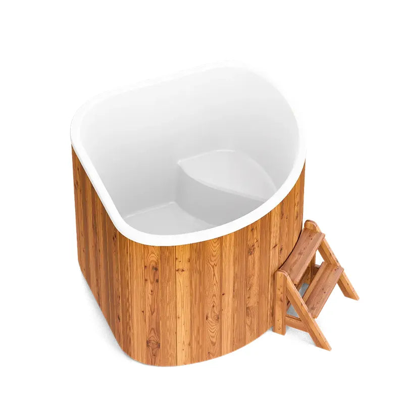 Polar Spa Corner 160 Outdoor Eisbad Composite-Wanne für 2-4 Personen