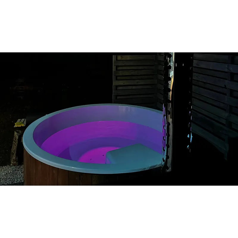 Polar Spa Elite 180 Outdoor Badefass mit integriertem Holzofen für 2-4 Personen