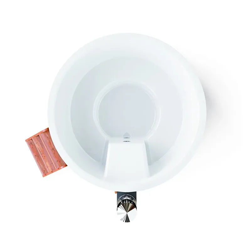 Polar Spa Elite 180 Outdoor Badefass mit integriertem Holzofen für 2-4 Personen