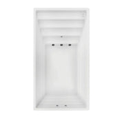 Portcril Diva Swim 42 Swim Spa Innenansicht von oben mit Düsen und Sitzbänken