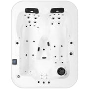 Portcril Double 320 Spa 3-Personen Luxus Whirlpool Draufsicht mit Düsensystem