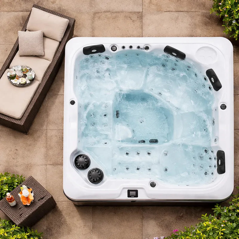 Wohlbefinden und Regeneration mit dem Portcril Double 620 Outdoor Whirlpool erleben